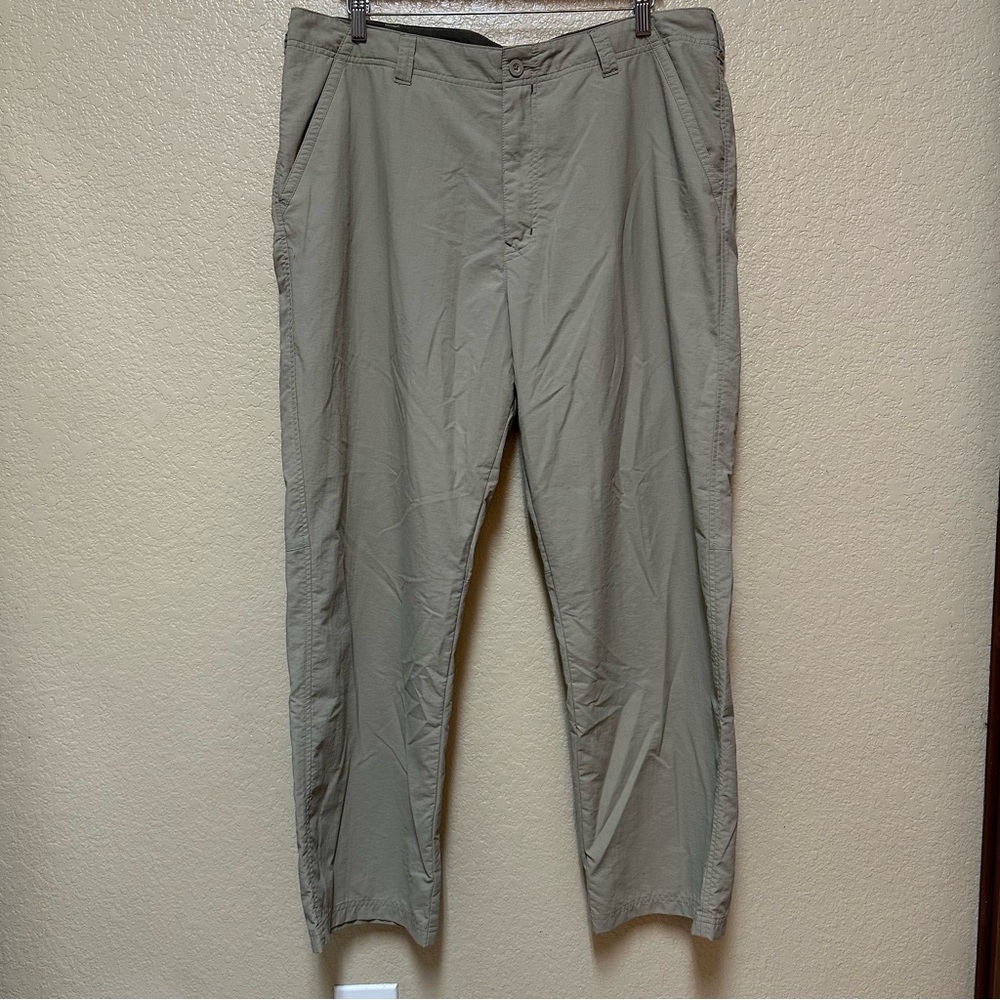 Royal Robbins Pants Mens 40x30 Gray Packable Nylon Chino Hiking Outdoor Travel